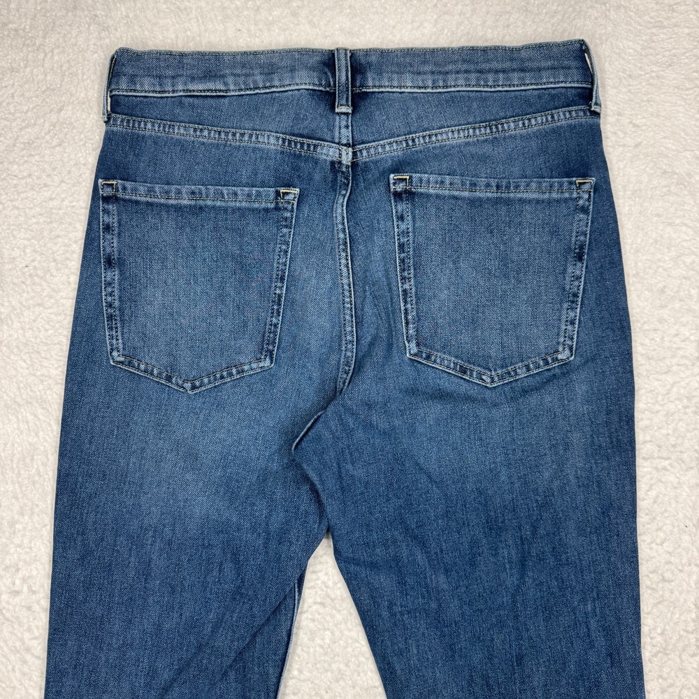 Banana Republic High Rise Slim Stretch Blue Denim Pants Women's 30x27 - Picture 11 of 12